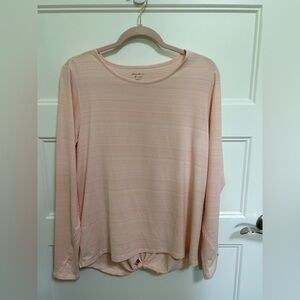 Eddie Bauer Light Pink Long Sleeve Blouse